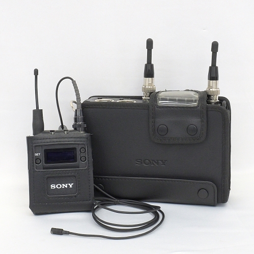 【DWT-B01N/G + DWR-P01DN/G 中古品】 SONY A波 1.2GHz帯 ワイヤレス送受信セット