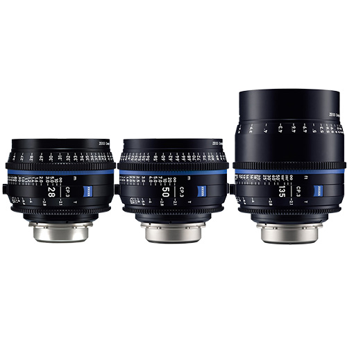 【CP.3レンズ 3～4本】 Carl Zeiss コンパクトプライムレンズ