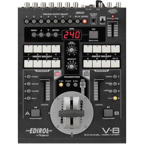 【V-8】 Roland 8chビデオミキサー