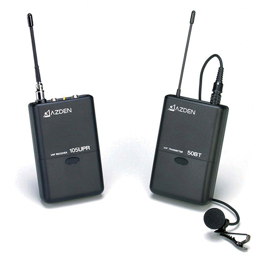 【105LT】 AZDEN UHF B型 ワイヤレスマイクロホンシステム