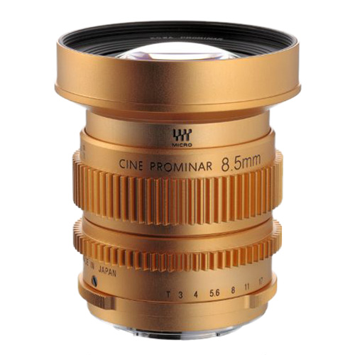 【KOWA CINE PROMINAR 8.5mm T3.0 ゴールド】 KOWA MFTマウント 超広角単焦点レンズ