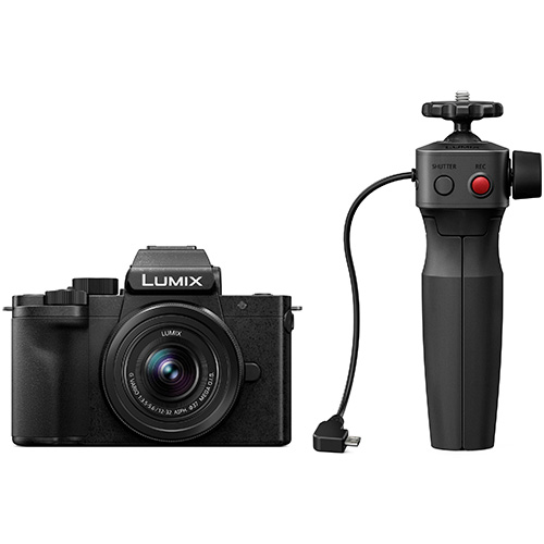 【LUMIX G100 トライポッドグリップ付き（DC-G100V-K）】 Panasonic マイクロフォーサーズ ミラーレス一眼カメラ（MFTマウント）