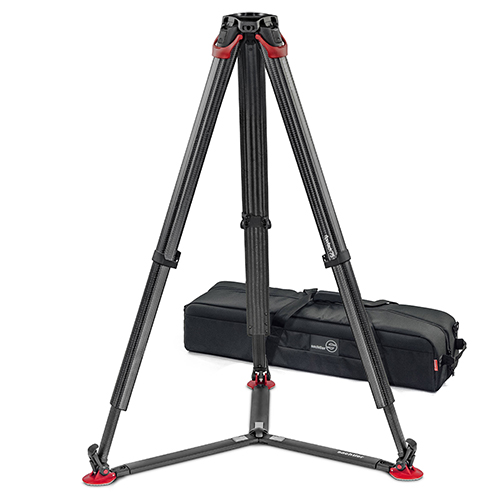 【Tripod flowtech 75 aktiv GS 未使用新古品】 Sachtler 75mm カーボン3段三脚