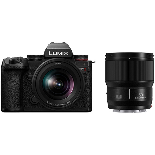 【LUMIX S5II ダブルレンズキット（DC-S5M2W-K）】 Panasonic フルサイズ ミラーレス一眼カメラ（Lマウント）