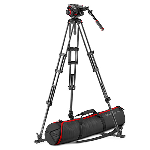 【MVK504TWINGC】 Manfrotto 504HDビデオ雲台＋カーボンツイン三脚GS