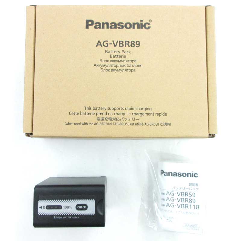 【AG-VBR89G 上物 現状渡し 中古品】 Panasonic バッテリーパック