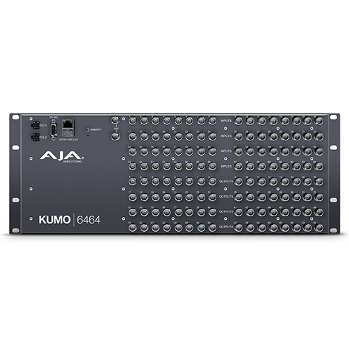 【KUMO 6464】 AJA 64×64入出力 3G-SDIルーター