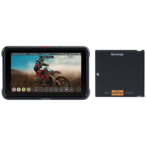 【NINJA V & SSD 500GB プレミアムキャンペーン】 ATOMOS 5インチ HDRモニターレコーダー（500GB SSDmini付）