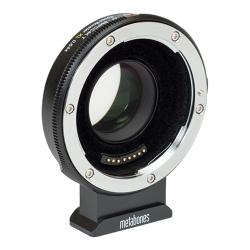 【BMPCC4K用 キヤノンEFレンズ T Speed Booster XL 0.64x MB_SPEF-m43-BT9】 Metabones 電子接点付マウントアダプター