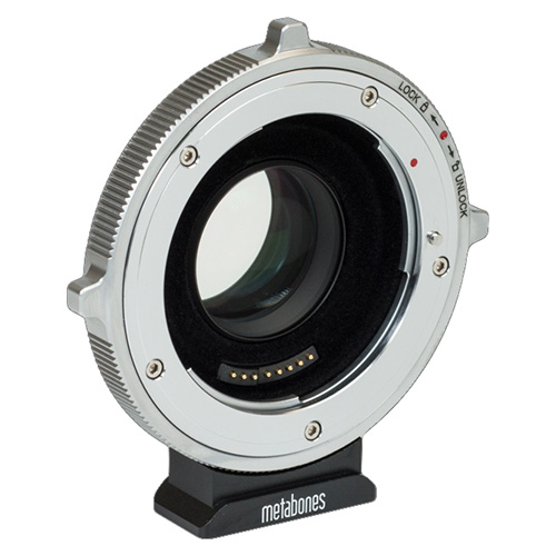 【BMPCC4K用 キヤノンEFレンズ T CINE Speed Booster ULTRA 0.71x MB_SPEF-m43-BTA】 Metabones 電子接点付マウントアダプター