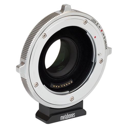 【BMPCC4K用 キヤノンEFレンズ T CINE Speed Booster XL 0.64x MB_SPEF-m43-BTB】 Metabones 電子接点付マウントアダプター