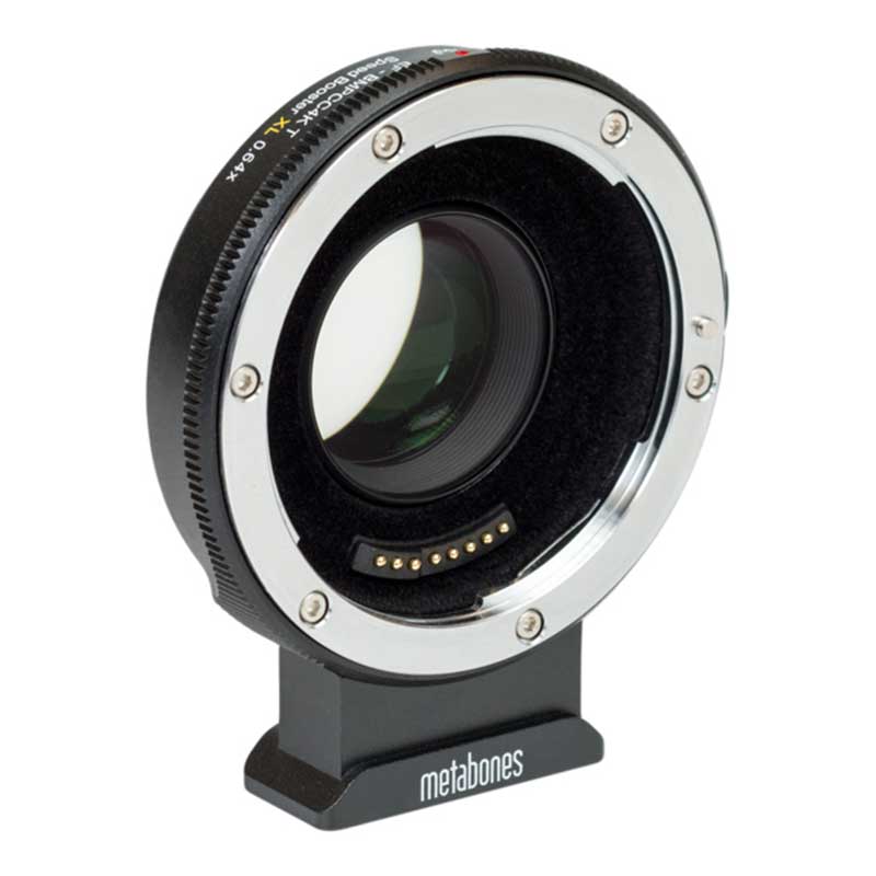 【MB_SPEF-m43-BT9】 Metabones 電子接点付マウントアダプター T Speed Booster XL 0.64x(レンズ側:キヤノンEF、ボディ側:BMPCC4K)