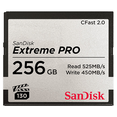 【SDCFSP-256G-J46D】 SanDisk エクストリーム プロ CFast2.0 カード 256GB