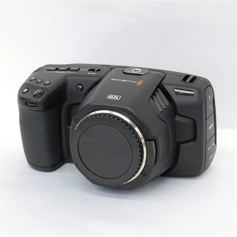 【Blackmagic Pocket Cinema Camera 6K 現状渡し 中古品】 Blackmagic Design 6Kデジタルフィルムカメラ（レンズ別売、EFマウント）