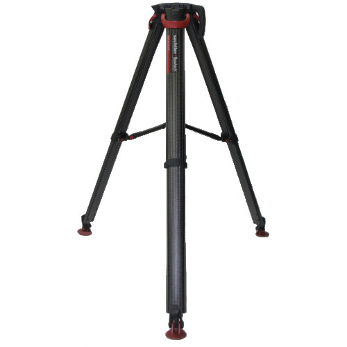 【Tripod flowtech 100 MS 現状渡し 中古品】 Sachtler Φ100mm カーボン3段三脚