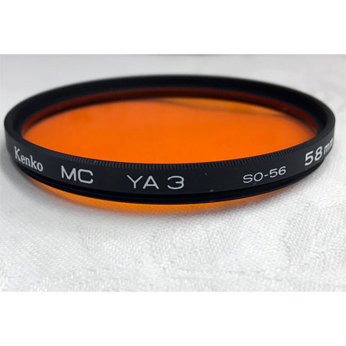 【58S MC-YA3 ジャンク品】 Kenko Φ58mm モノクロ撮影用コントラスト強調フィルター