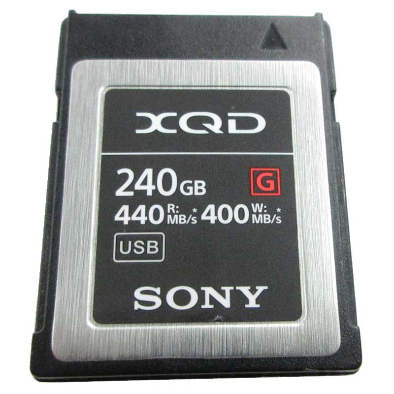 【QD-G240F 現状渡し 中古品】 SONY XQDメモリーカード Gシリーズ 240GB