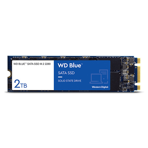 【WDS200T2B0B】 Western Digital WD BLUE 3D NAND SATA SSD M.2 2280 2TB