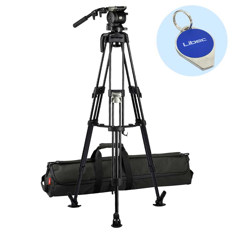 【HS-150MQ】 Libec アルミ3段三脚システム クイックロック
