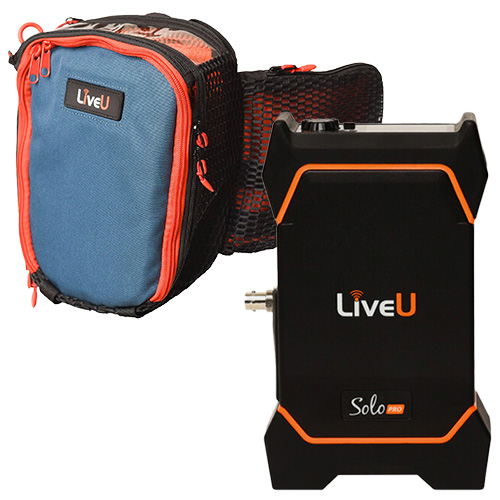 【Solo PRO SDI -4 バンドル（LU-Solo PRO SDI Bundle + Belt Pack）】 LiveU 4K 5G対応 モバイルライブエンコーダー