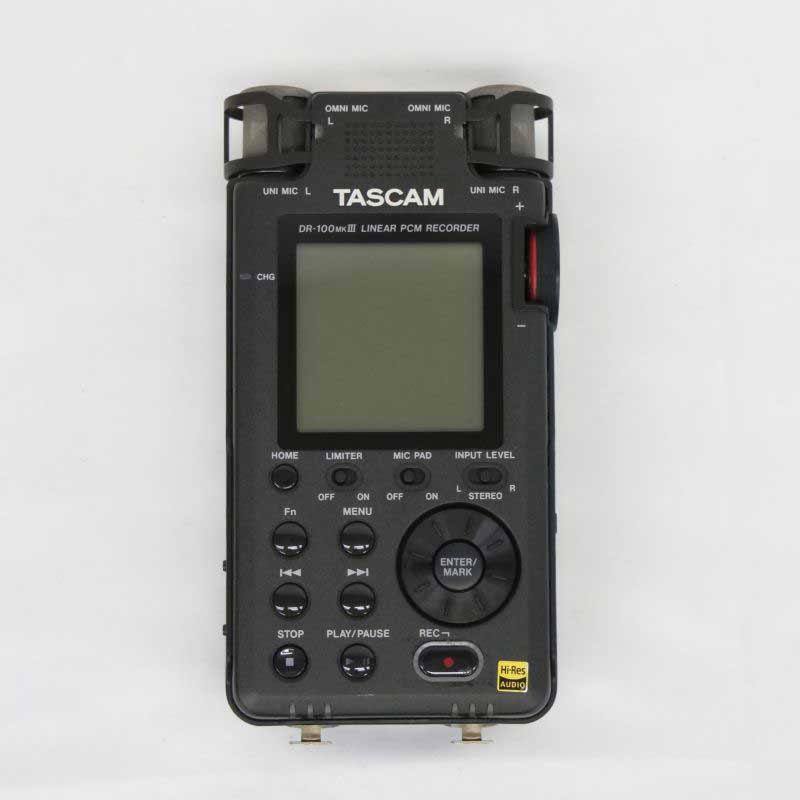 【DR-100MKIII 現状渡し 中古品】 TASCAM リニアPCMレコーダー