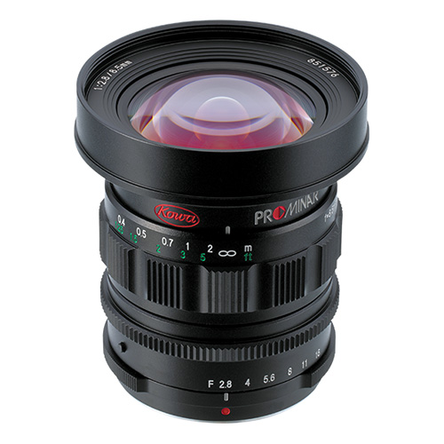 【KOWA PROMINAR 8.5mm F2.8 ブラック】 KOWA MFTマウント 超広角単焦点レンズ