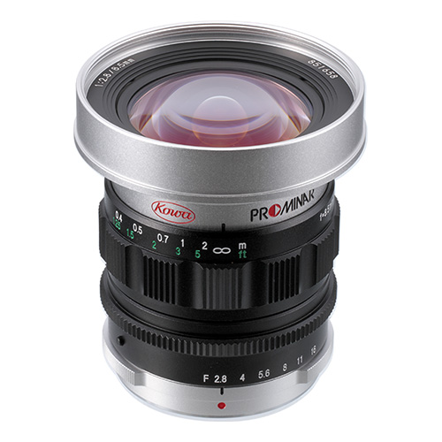 【KOWA PROMINAR 8.5mm F2.8 シルバー】 KOWA MFTマウント 超広角単焦点レンズ