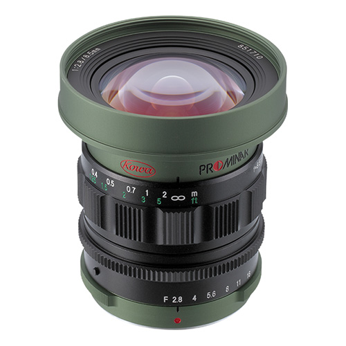 【KOWA PROMINAR 8.5mm F2.8 グリーン】 KOWA MFTマウント 超広角単焦点レンズ