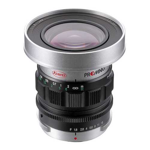 【KOWA PROMINAR 12mm F1.8 シルバー】 KOWA MFTマウント広角単焦点レンズ