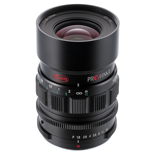 【KOWA PROMINAR 25mm F1.8 ブラック】 KOWA MFTマウント 標準単焦点レンズ