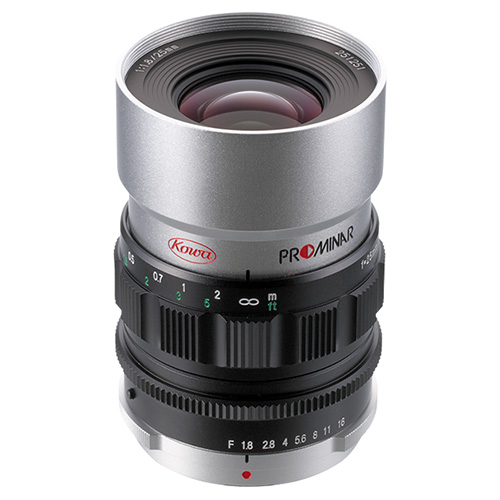 【KOWA PROMINAR 25mm F1.8 シルバー】 KOWA MFTマウント 標準単焦点レンズ