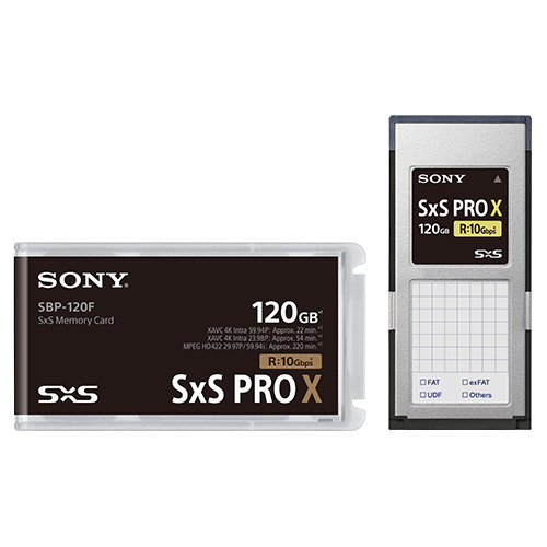 【SBP-120F】 SONY SxS PRO X メモリーカード 120GB