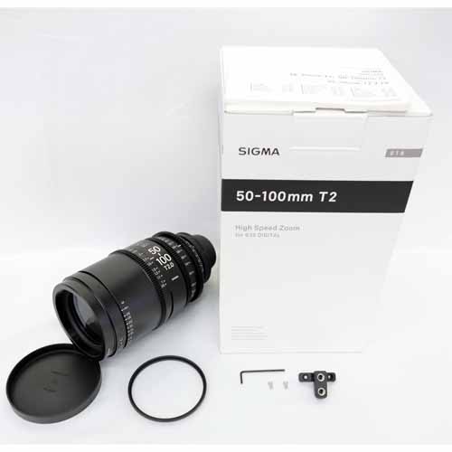 【50-100mm T2 PLマウント/メートル表記 中古品】 SIGMA シネレンズ〔High Speed Zoom Line〕