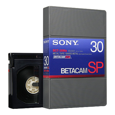 【BCT-30MA x 10】 SONY ベータカムSP Ｓカセット 10本