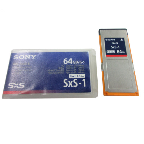 【SBS-64G1B 現状渡し 中古品】 SONY SxS-1カード 64GB