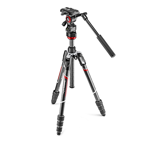 【MVKBFRTC-LIVE】 Manfrotto befree live カーボンT三脚ビデオ雲台キット