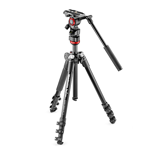 【MVKBFR-LIVE】 Manfrotto befree live ビデオ三脚キット MVH400AH付