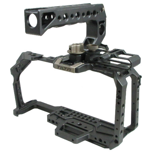 【Tiltaing Camera Cage for BMPCC 4K/6K Basic Kit ティルタグレー（TA-T01-B-G） ＋ Half Sunhood（TA-T01-HSH） ＋ Full Sunhood Attachment（TA-T01-FSH） 中古品】 Tilta 3点セット