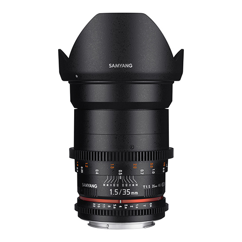 【35mm T1.5 VDSLR AS UMC II】 SAMYANG CINEMA LENS