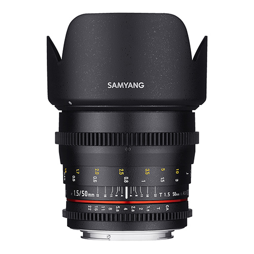 【50mm T1.5 VDSLR AS UMC】 SAMYANG CINEMA LENS