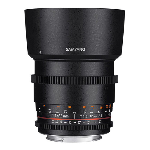 【85mm T1.5 VDSLR AS IF UMC II】 SAMYANG CINEMA LENS