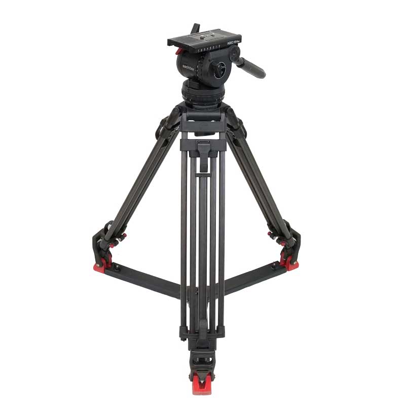 【SYS18P-ENG2CF 現状渡し 中古品】 Sachtler カーボン3段三脚システム