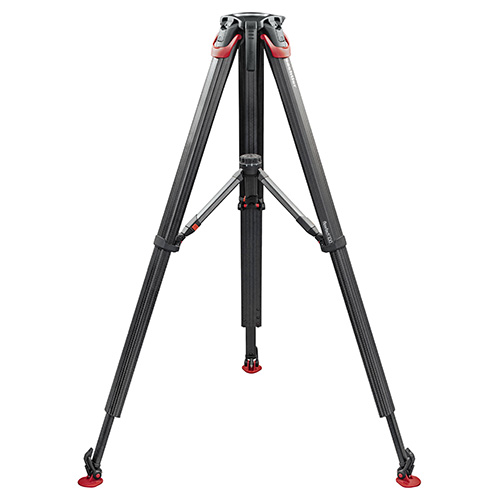 【Tripod flowtech 100 MS】 Sachtler Φ100mm カーボン3段三脚