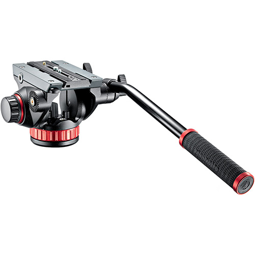 【MVH502AH】 Manfrotto プロフルード ビデオ雲台 フラットベース