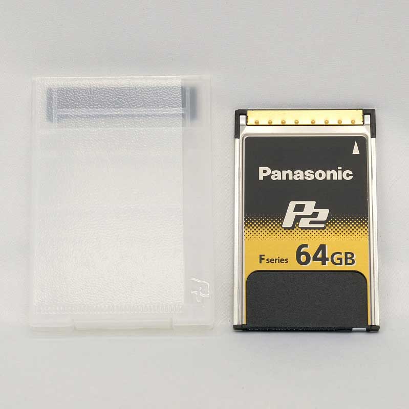 【AJ-P2E064FGN 現状渡し 中古品】 Panasonic P2カード Fシリーズ 64GB