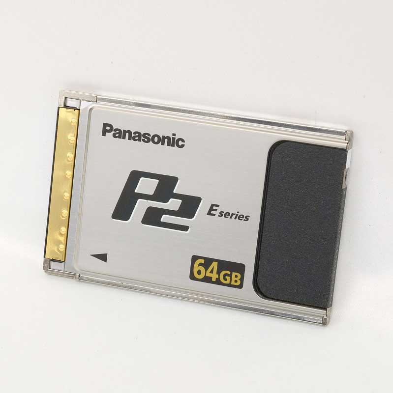 【AJ-P2E064XG 現状渡し 中古品】 Panasonic P2カード 64GB