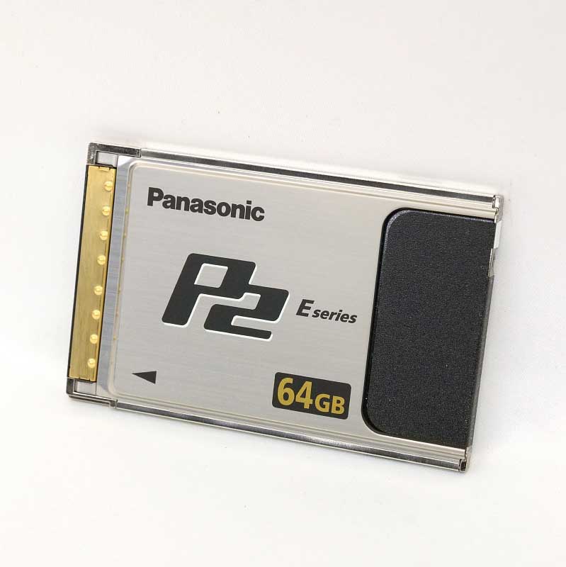 【AJ-P2E064XG 現状渡し 中古品】 Panasonic P2カード 64GB