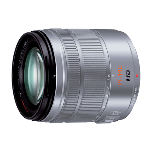 【LUMIX G VARIO 14-140mm / F3.5-5.6 ASPH. / POWER O.I.S. シルバー】 Panasonic 標準ズームレンズ