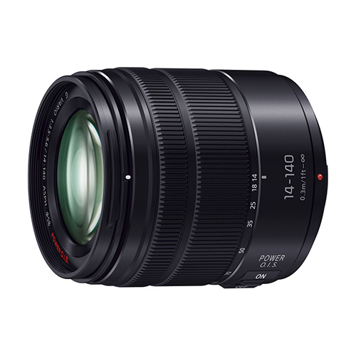 【LUMIX G VARIO 14-140mm / F3.5-5.6 ASPH. / POWER O.I.S. ブラック】 Panasonic 標準ズームレンズ