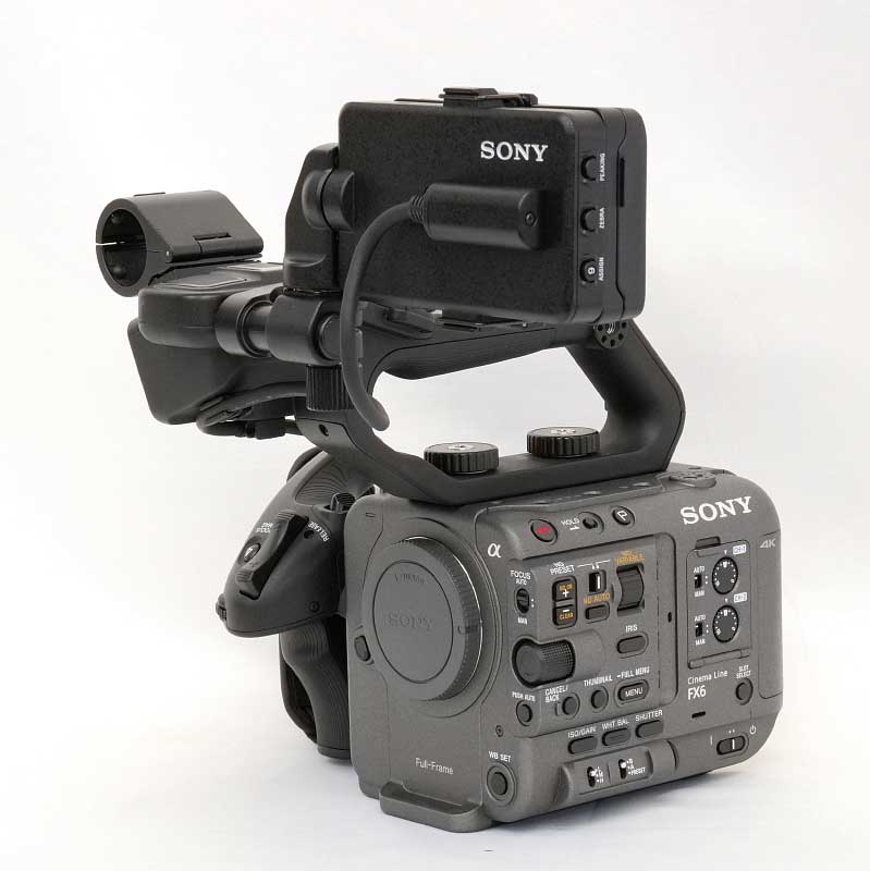 【FX6 ボディ（ILME-FX6V） 中古品】 SONY CinemaLineカメラ（レンズ別売、Eマウント）